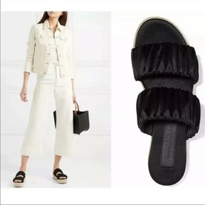 Mercedes Castillo. Satin ‘Yolanda’ platform espadrille sandal